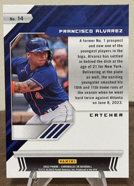 2023 Panini Chronicles Baseball FRANCISCO ALVAREZ RC XR #14
