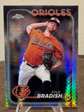 2024 Topps Chrome Baseball KYLE BRADISH Prism Refractor #69