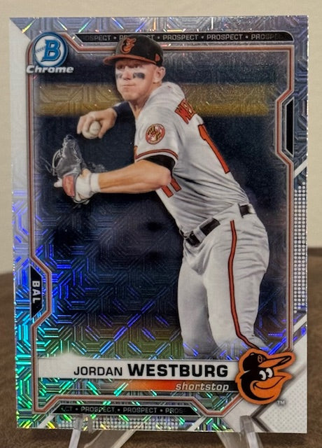 2021 Bowman Baseball JORDAN WESTBURG Mega Box Chrome Prospect #BCP-98