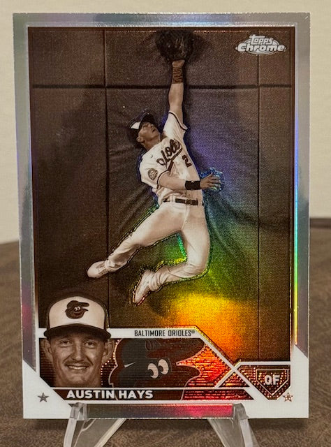 2023 Topps Chrome Baseball AUSTIN HAYS Sepia Refractor #120