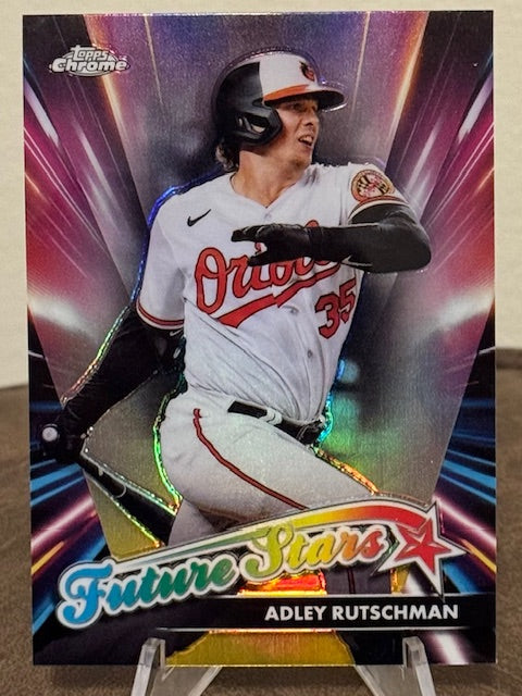 2024 Topps Chrome Baseball ADLEY RUTSCHMAN Future Stars #FS-1