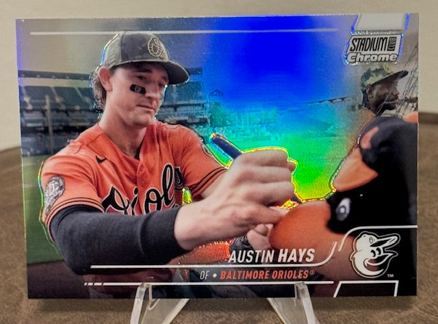 2022 Topps Stadium Club Chrome Baseball AUSTIN HAYS Refractor #395