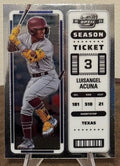 2023 Panini Chronicles Baseball LUISANGEL ACUNA Contenders Optic #18