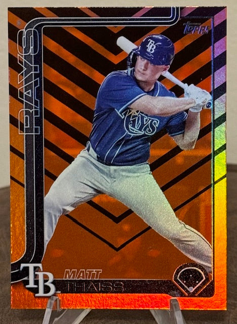 2025 Topps Update Series Baseball MATT THAISS Holiday Foil #US48