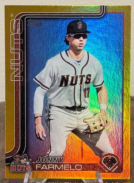 2025 Topps Pro Debut Baseball JONNY FARMELO Gold Foil #PD-156