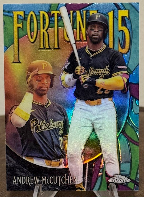 2025 Topps Chrome Update Baseball ANDREW MCCUTCHEN Fortune 15 #F15-17