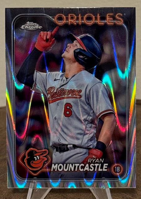 2024 Topps Chrome Baseball RYAN MOUNTCASTLE RayWave Refractor #265