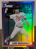2025 Topps Update Series Baseball LUKE KEASCHALL RC 1990 Topps 35th Anniversary #U90-1