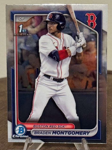 2024 Bowman Draft Baseball BRADEN MONTGOMERY 1st Chrome Prospect #BDC-58