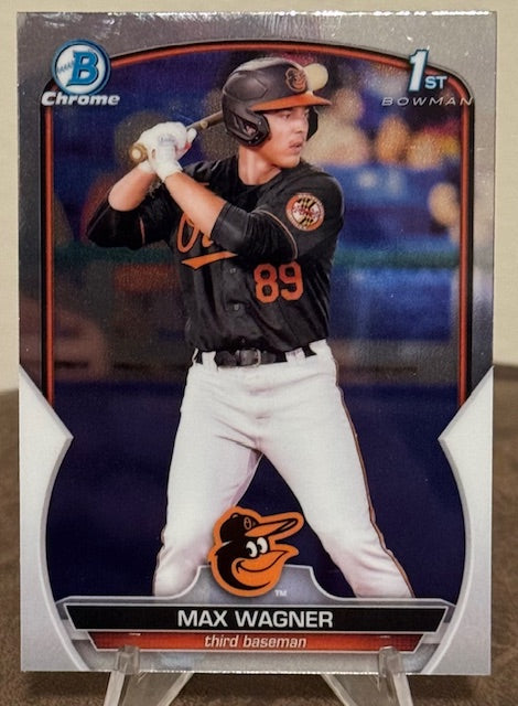 2023 Bowman Baseball MAX WAGNER 1st Chrome Prospect #BCP-8