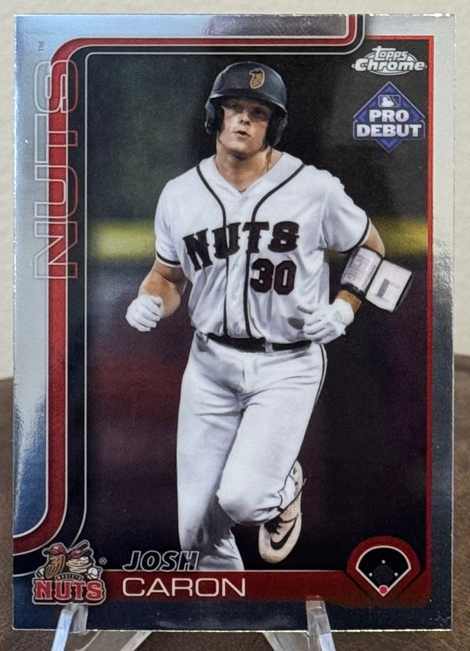 2025 Topps Pro Debut Baseball JOSH CARON Chrome #PDC-189