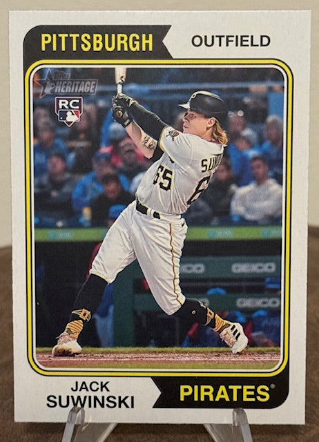 2023 Topps Heritage Baseball JACK SUWINSKI RC #138