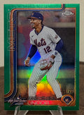 2025 Topps Chrome Update Baseball FRANCISCO LINDOR All-Star Game Green Refractor #ASGC-13