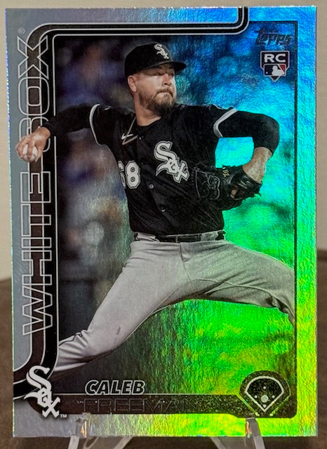 2025 Topps Update Series Baseball CALEB FREEMAN RC Rainbow Foil #US253