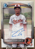 2025 Bowman Chrome Baseball ELVIN GARCIA 1st Prospect Autograph #CPA-EG