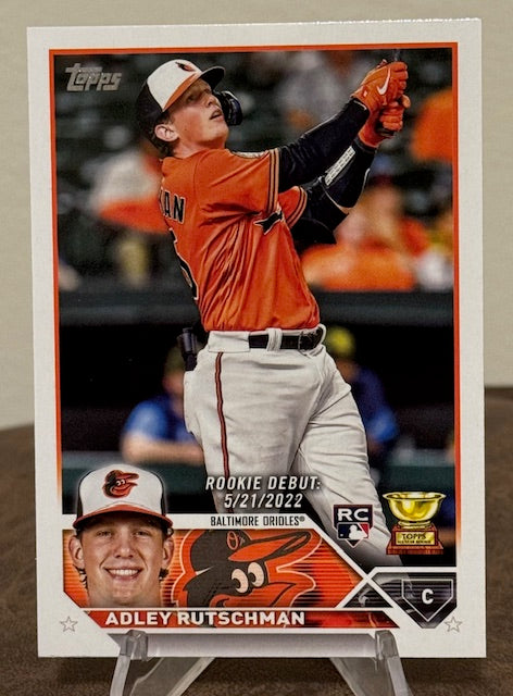 2023 Topps Update Series ADLEY RUTSCHMAN RC Rookie Debut #180