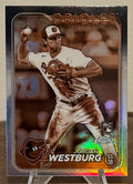 2024 Topps Chrome Baseball JORDAN WESTBURG RC Sepia Refractor #277