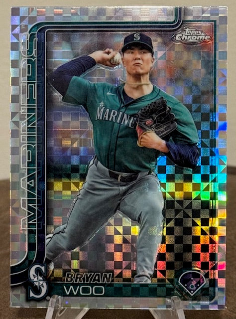 2025 Topps Chrome Update Baseball BRYAN WOO X-Fractor #USC16
