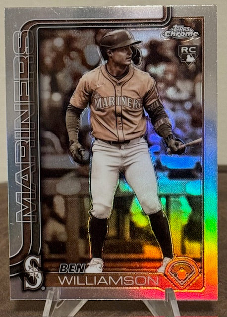 2025 Topps Chrome Update Baseball BEN WILLIAMSON RC Sepia Refractor #USC168