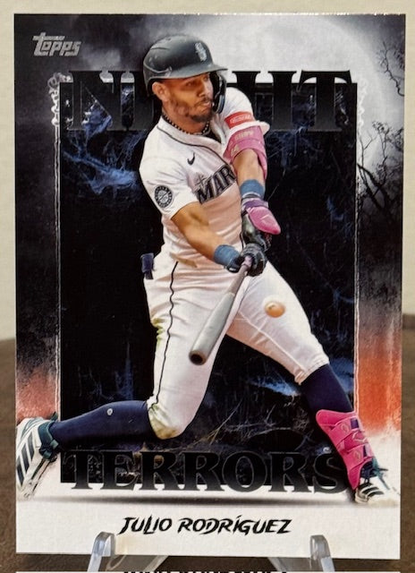 2025 Topps Update Baseball JULIO RODRIGUEZ Night Terrors NT-15