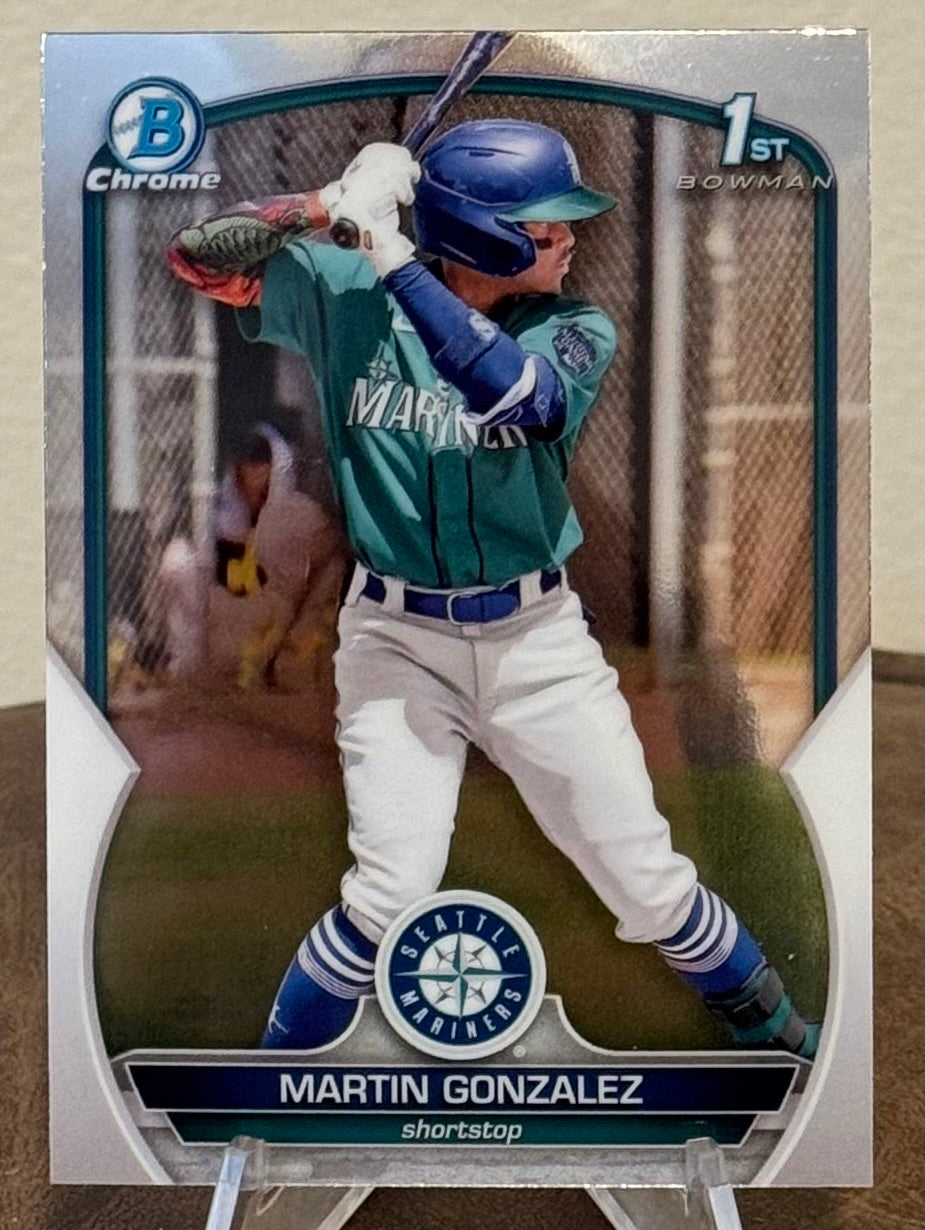 2023 Bowman Baseball MARTIN GONZALEZ Chrome 1st Prospect #BCP-28