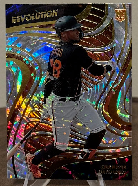 2023 Panini Chronicles Baseball LUIS MATOS RC Revolution Fractal #92