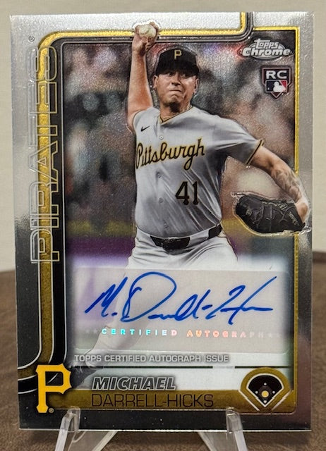 2025 Topps Chrome Update Baseball MICHAEL DARRELL-HICKS RC Autograph #AC-MD