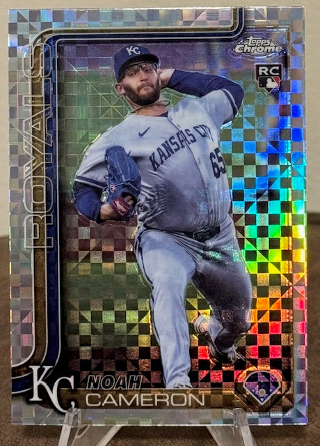 2025 Topps Chrome Update Baseball NOAH CAMERON RC X-Fractor #USC69