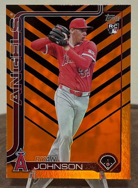 2025 Topps Update Series Baseball RYAN JOHNSON RC Holiday Foil #US121