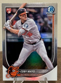 2025 Bowman Chrome Baseball COBY MAYO RC Red Variation Refractor #83
