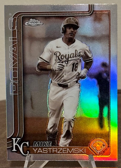 2025 Topps Chrome Update Baseball MIKE YASTRZEMSKI Sepia Refractor #USC44