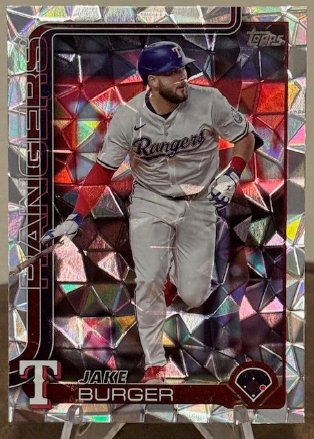 2025 Topps Update Series Baseball JAKE BURGER Diamante Foil #US98