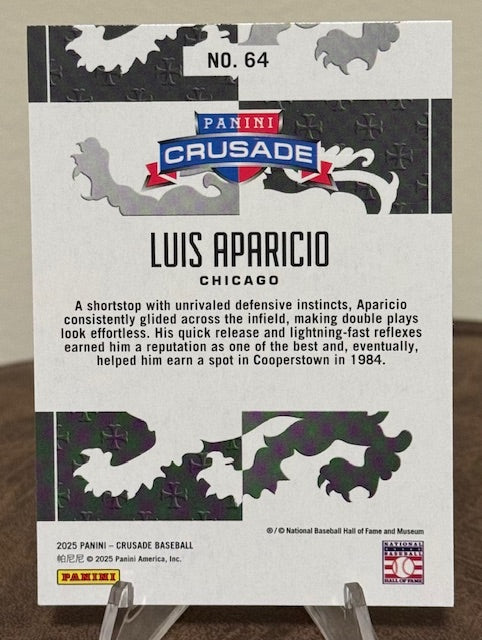 2025 Panini Crusade Baseball LUIS APARICIO Silver #64