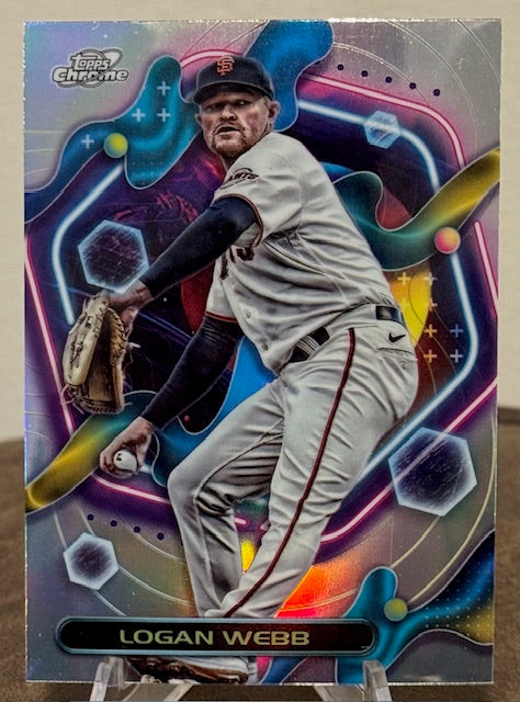 2023 Topps Cosmic Chrome Baseball LOGAN WEBB Refractor #172