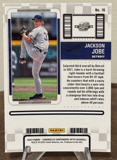2023 Panini Chronicles Baseball JACKSON JOBE Contenders Optic #16