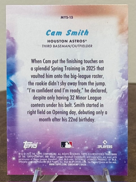 2025 Topps Update Baseball CAM SMITH RC Mystical #MYS-15