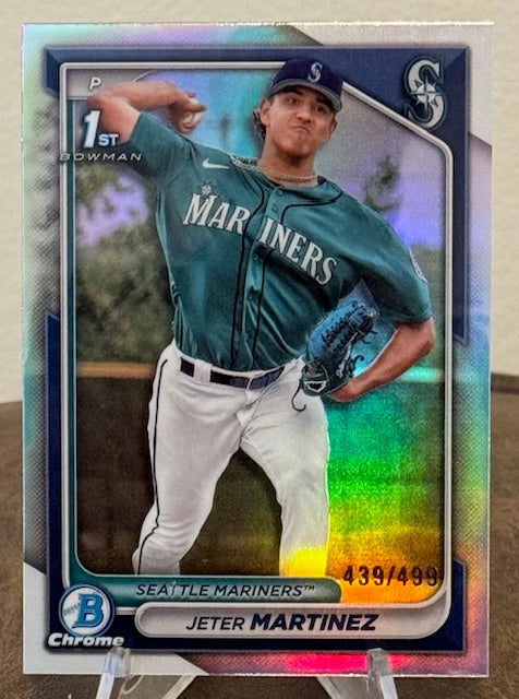 2024 Bowman Chrome Baseball JETER MARTINEZ 1st Prospect Refractor #BCP-219