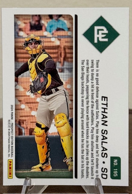 2024 Panini Prospect Edition Baseball ETHAN SALAS #195