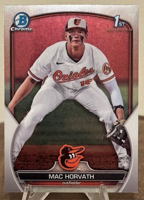 2023 Bowman Draft Baseball MAC HORVATH 1st Chrome Prospect #BDC-90