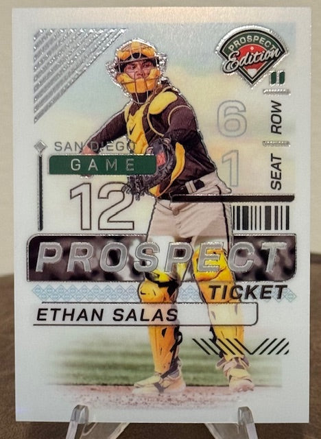 2024 Panini Prospect Edition Baseball ETHAN SALAS #195