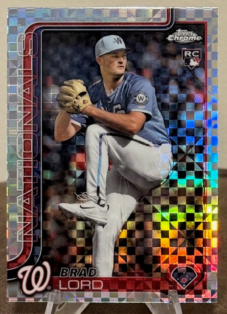 2025 Topps Chrome Update Baseball BRAD LORD RC X-Fractor #USC77