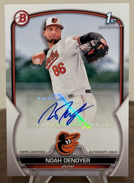2023 Bowman Baseball NOAH DENOYER 1st Paper Prospect Autograph #PPA-ND
