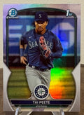 2023 Bowman Draft Baseball TAI PEETE Chrome 1st Prospect Refractor #BDC-28