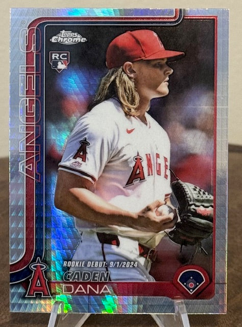2025 Topps Chrome Update Baseball CADEN DANA RC Rookie Debut Prism Refractor #USC34