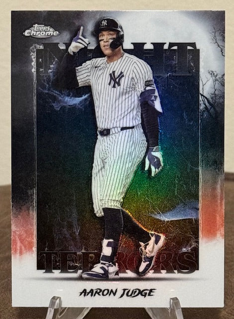 2025 Topps Chrome Update Baseball AARON JUDGE Night Terrors #NT-1