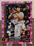 2025 Topps Update Baseball TOMOYUKI SUGANO RC Rookie Debut Pink Diamante Foil #US55