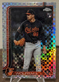 2025 Topps Chrome Update Baseball GRANT WOLFRAM RC X-Fractor #USC31