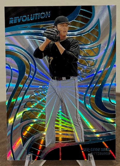 2023 Panini Chronicles Baseball JUN-SEOK SHIM Revolution Sunburst #35