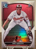 2023 Bowman Draft Baseball MAC HORVATH 1st Chrome Prospect Refractor #BDC-90