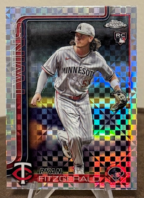 2025 Topps Chrome Update Baseball RYAN FITZGERALD RC X-Fractor #USC8